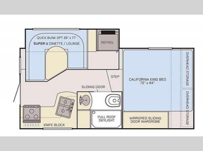 Floorplan - 2015 Adventurer LP (ALP) Adventurer Truck Campers 910DB