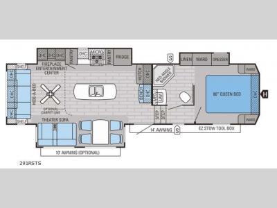 Floorplan - 2015 Jayco Eagle 291RSTS