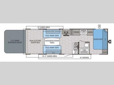 Floorplan - 2015 Jayco Octane T26Y