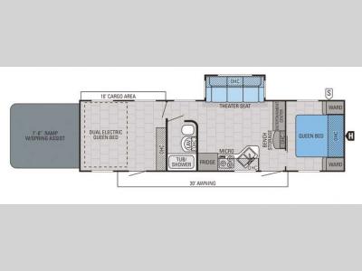 Floorplan - 2015 Jayco Octane T32E