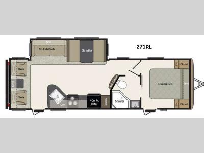 Floorplan - 2015 Keystone RV Springdale 271RL