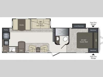 Floorplan - 2015 Keystone RV Laredo 294RK