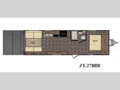 Floorplan - 2016 CrossRoads RV Z 1 ZT278RR
