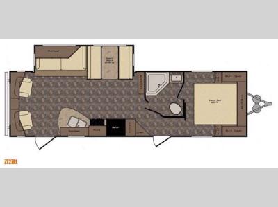 Floorplan - 2016 CrossRoads RV Zinger ZT27RL