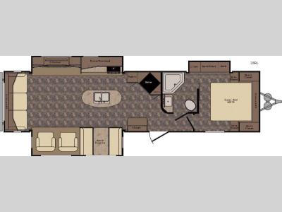 Floorplan - 2016 CrossRoads RV ReZerve RTZ33RL