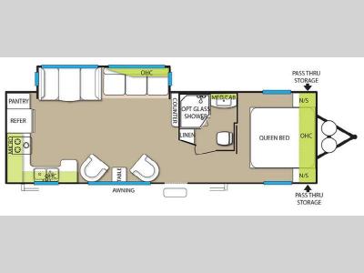 Floorplan - 2015 Forest River RV Wildwood 27RKSS