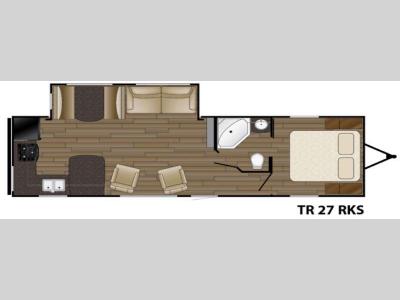 Floorplan - 2016 Heartland Trail Runner 27RKS