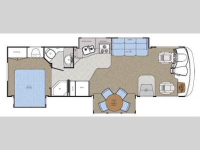 Floorplan - 2006 Gulf Stream RV Sun Voyager 8295