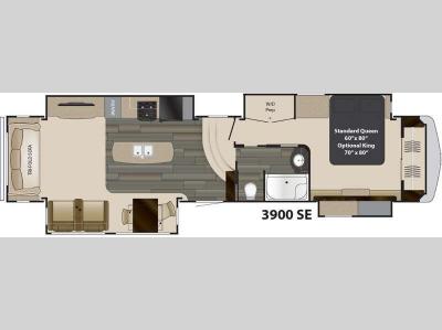 Floorplan - 2016 Heartland Gateway 3900 SE