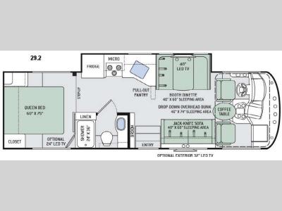 Floorplan - 2016 Thor Motor Coach ACE 29.2