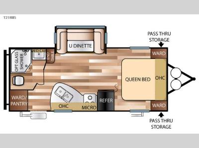 Floorplan - 2016 Forest River RV Wildwood 21RBS