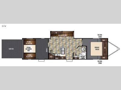 Floorplan - 2016 Forest River RV Vengeance Super Sport 31V