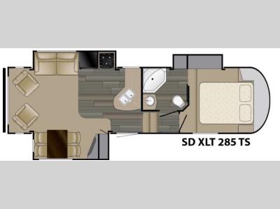 Floorplan - 2016 Heartland Sundance XLT 285TS