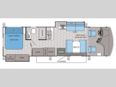 Floorplan - 2016 Jayco Alante 31L