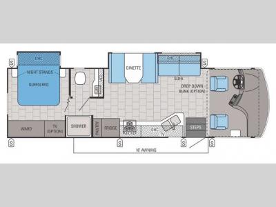 Floorplan - 2016 Jayco Alante 31V