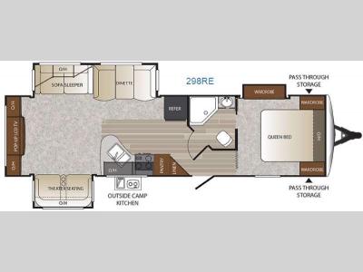 Floorplan - 2016 Keystone RV Outback 298RE