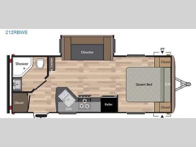 Floorplan - 2016 Keystone RV Springdale 212RBWE