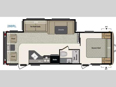 Floorplan - 2016 Keystone RV Springdale 266RL