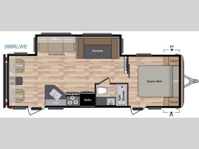 Floorplan - 2016 Keystone RV Springdale 266RLWE