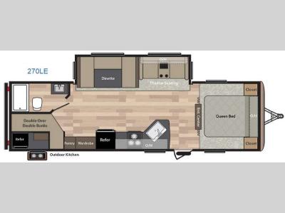 Floorplan - 2016 Keystone RV Springdale 270LE