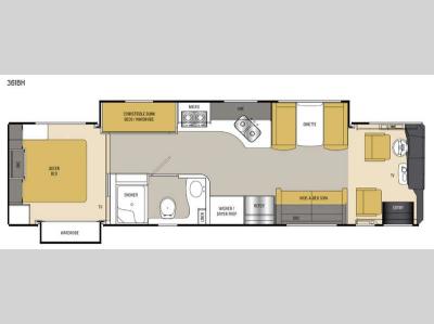 Floorplan - 2015 Coachmen RV Sportscoach Cross Country SRS 361BH