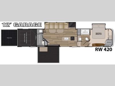 Floorplan - 2016 Heartland Road Warrior 420
