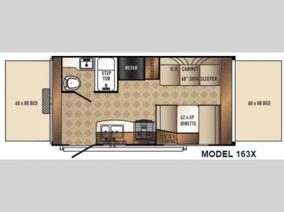 Floorplan - 2016 Palomino SolAire 163 X