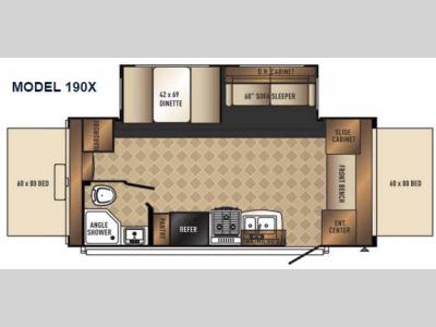 Floorplan - 2016 Palomino SolAire 190 X
