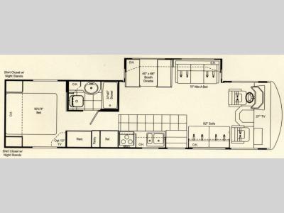 Floorplan - 2007 Damon Daybreak 3270