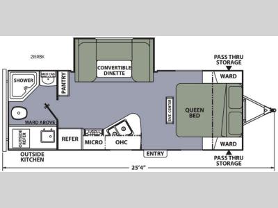 Floorplan - 2016 Coachmen RV Apex Ultra-Lite 215RBK