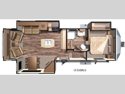 Floorplan - 2016 Open Range RV Light LF318RLS