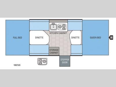Floorplan - 2016 Jayco Jay Series 1007UD
