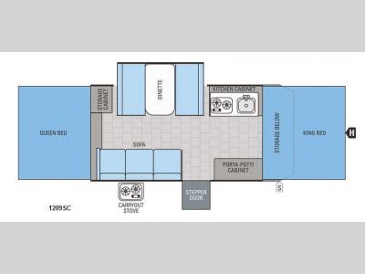 Floorplan - 2016 Jayco Jay Series 1209SC