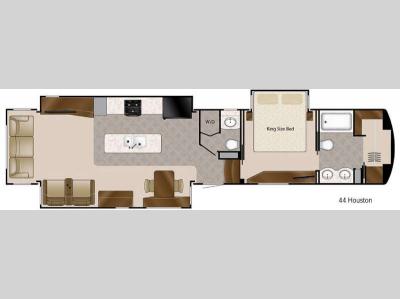 Floorplan - 2016 DRV Luxury Suites Mobile Suites 44 Houston