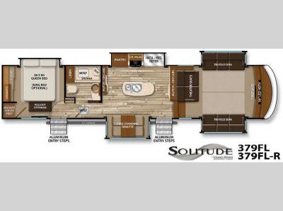 Floorplan - 2016 Grand Design Solitude 379FL