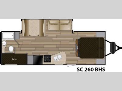 Floorplan - 2016 Cruiser Shadow S-260BHS