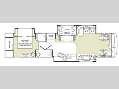 Floorplan - 2007 Fleetwood RV Discovery 39S