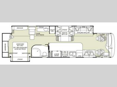 Floorplan - 2007 Fleetwood RV Discovery 39V