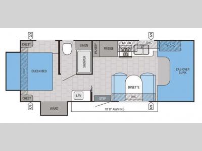 Floorplan - 2016 Jayco Redhawk 23XM