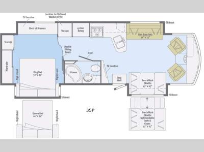 Floorplan - 2016 Itasca Suncruiser 35P