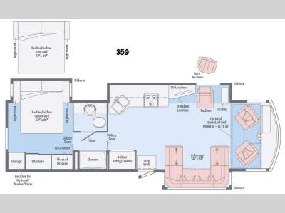 Floorplan - 2016 Winnebago Sightseer 35G