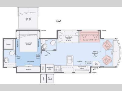 Floorplan - 2016 Winnebago Sightseer 36Z