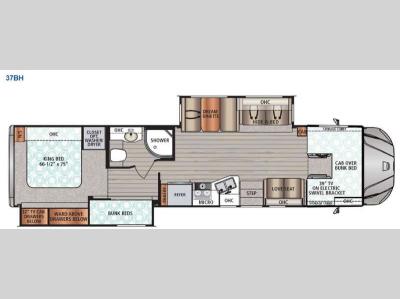 Floorplan - 2016 Dynamax FORCE 37BH