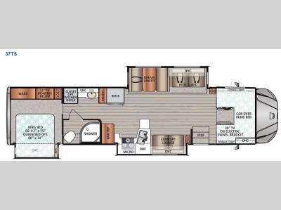 Floorplan - 2016 Dynamax FORCE 37TS