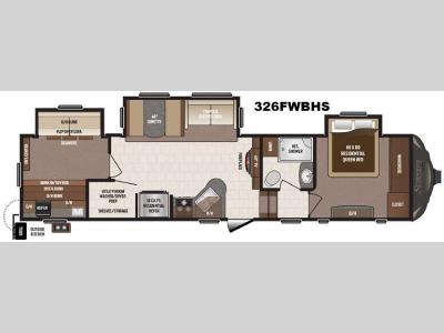 Floorplan - 2016 Keystone RV Sprinter 326FWBHS