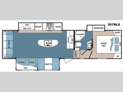 Floorplan - 2016 Dutchmen RV Denali 307RLS