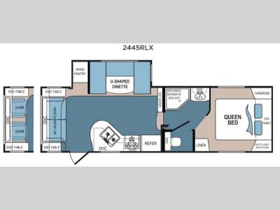 Floorplan - 2016 Dutchmen RV Denali Lite 2445RLX