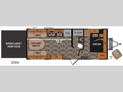 Floorplan - 2016 Dutchmen RV Rubicon 2100