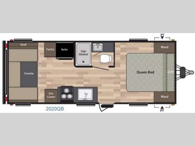 Floorplan - 2016 Keystone RV Summerland 2020QB