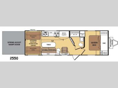 Floorplan - 2016 Dutchmen RV Razorback 2550